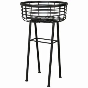 20" BLKWire Plant Stand