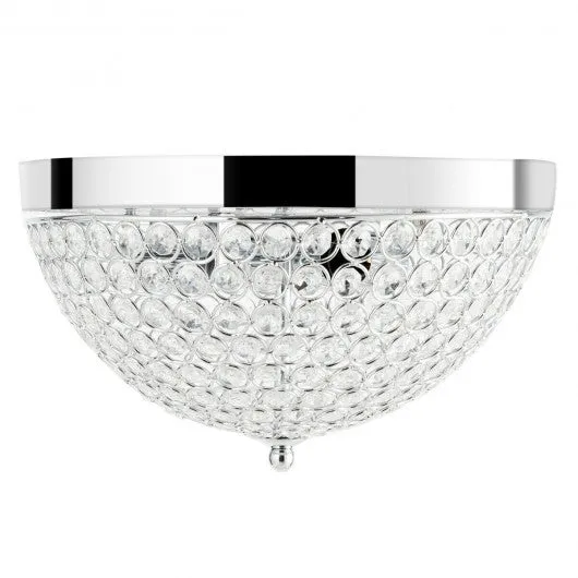 3 Lights Living Room Crystal Ceiling Light Fixture