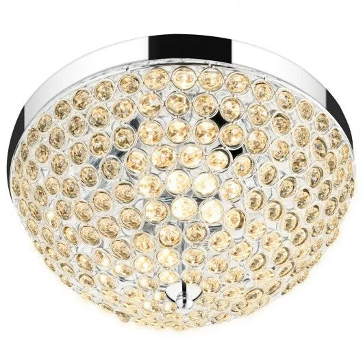 3 Lights Living Room Crystal Ceiling Light Fixture
