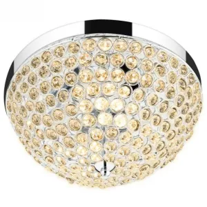 3 Lights Living Room Crystal Ceiling Light Fixture