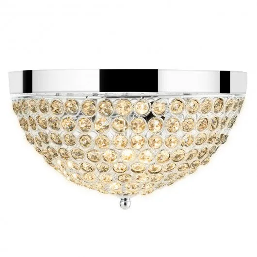 3 Lights Living Room Crystal Ceiling Light Fixture