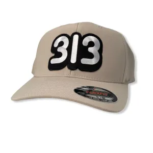 313 Twill Flex Cap / Khaki