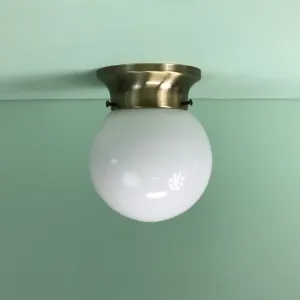 6" Mini Flush Mount Globe