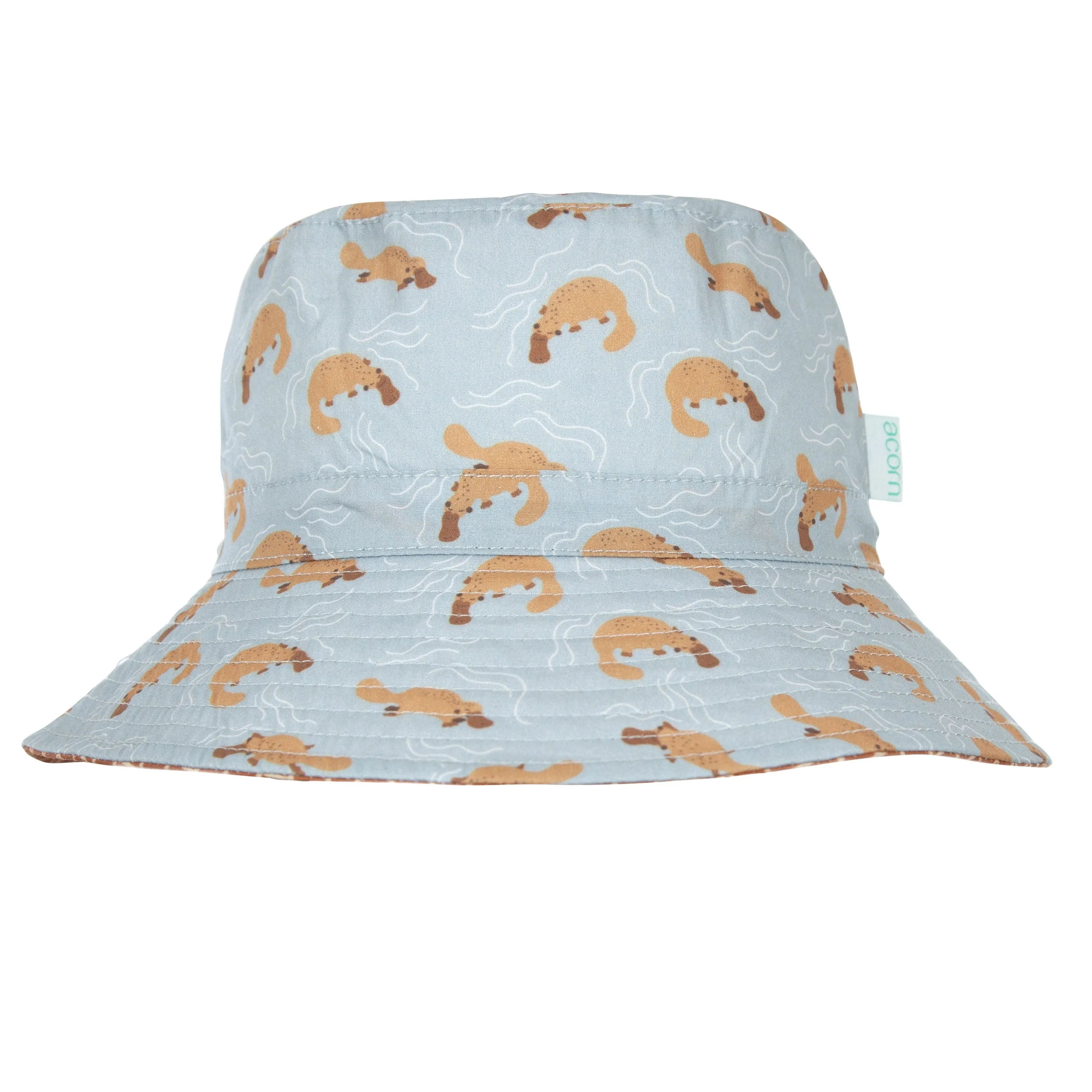 Acorn Platypus Wide Brim Bucket Hat