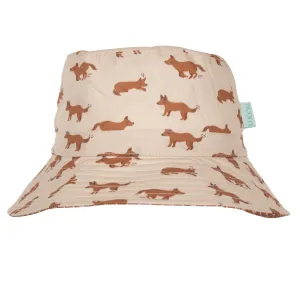Acorn Red Dog Wide Brim Bucket Hat