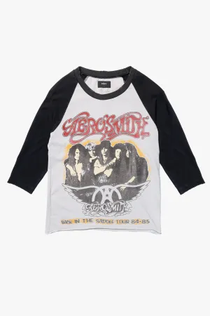Aerosmith Back in the Saddle Vintage Baseball Tee