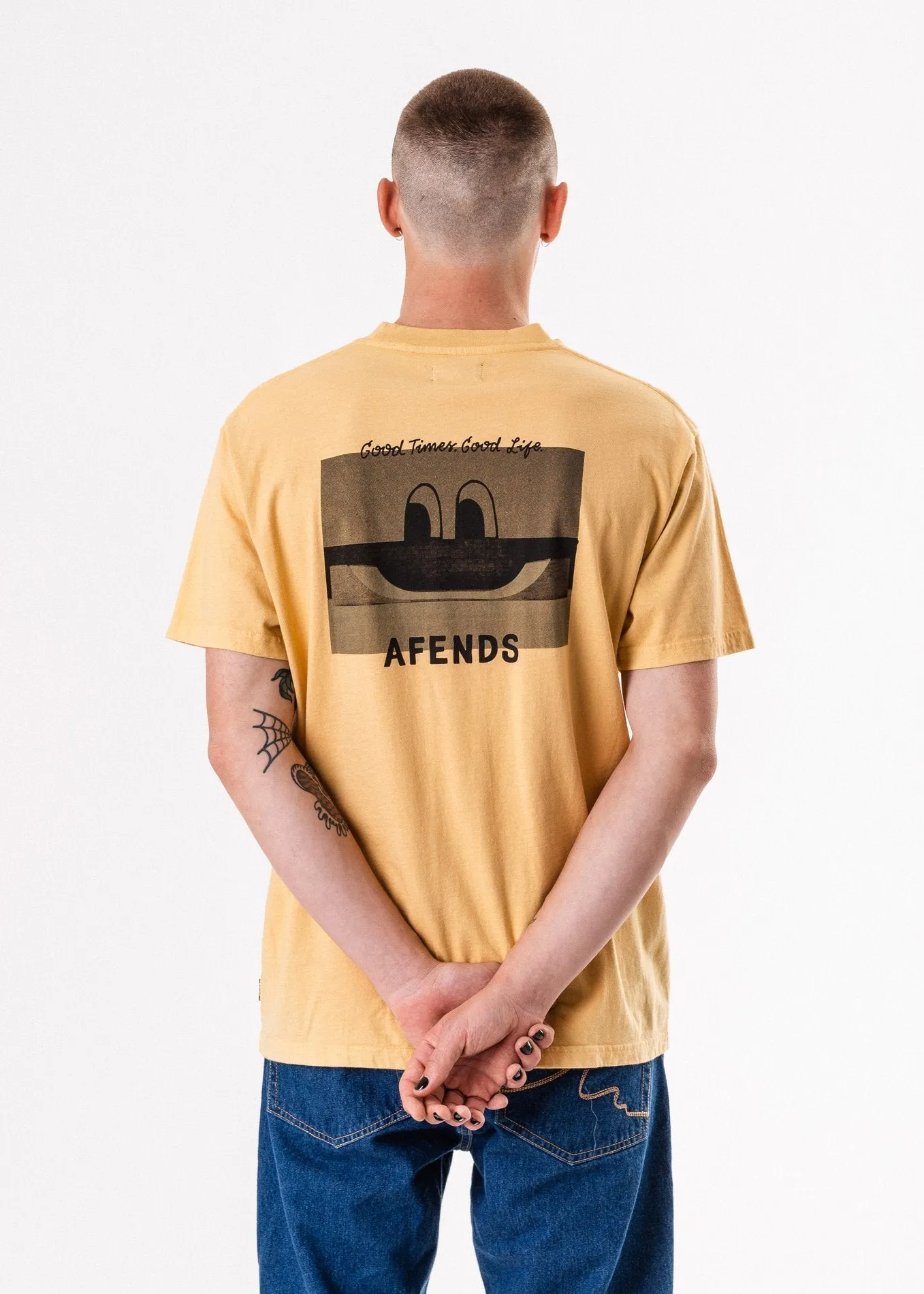 Afends Mens Good Times - Retro Fit Tee