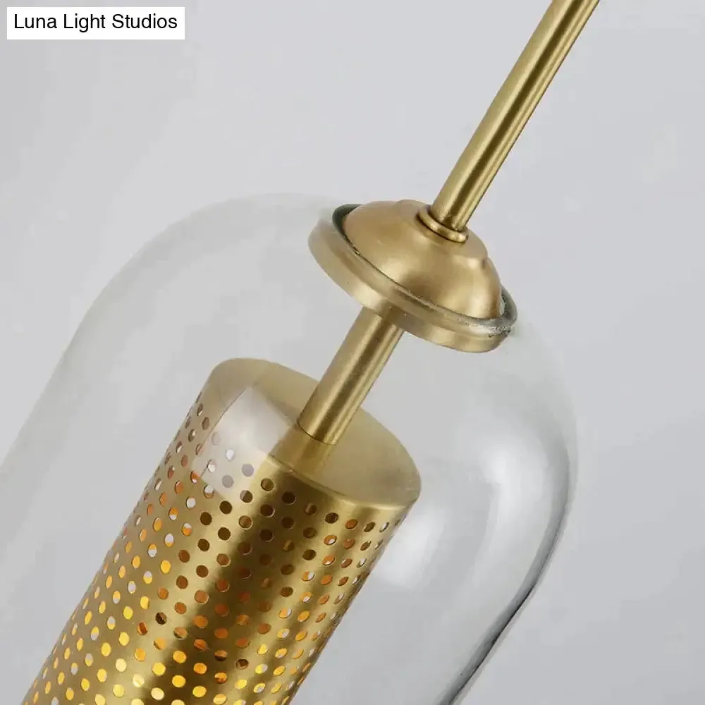 All Copper Wall Lamp Post Modern Simple Nordic Bedroom Wall Lamp Bedside Light Luxury Creative Living Room TV Wall Lamp