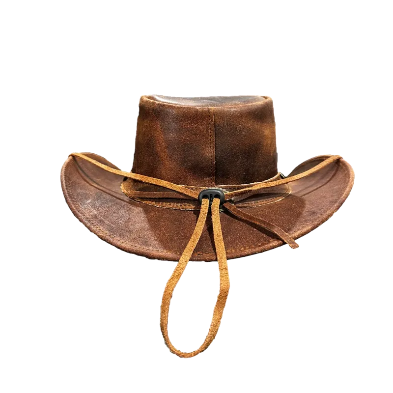 Amer-I-Mex Rough Finish Radish Brown Leather Hat 886-RADBRN