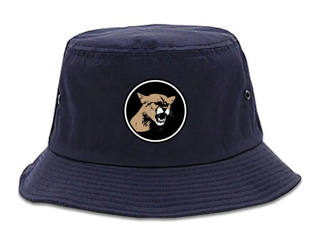 Angry Cougar Chest Mens Bucket Hat