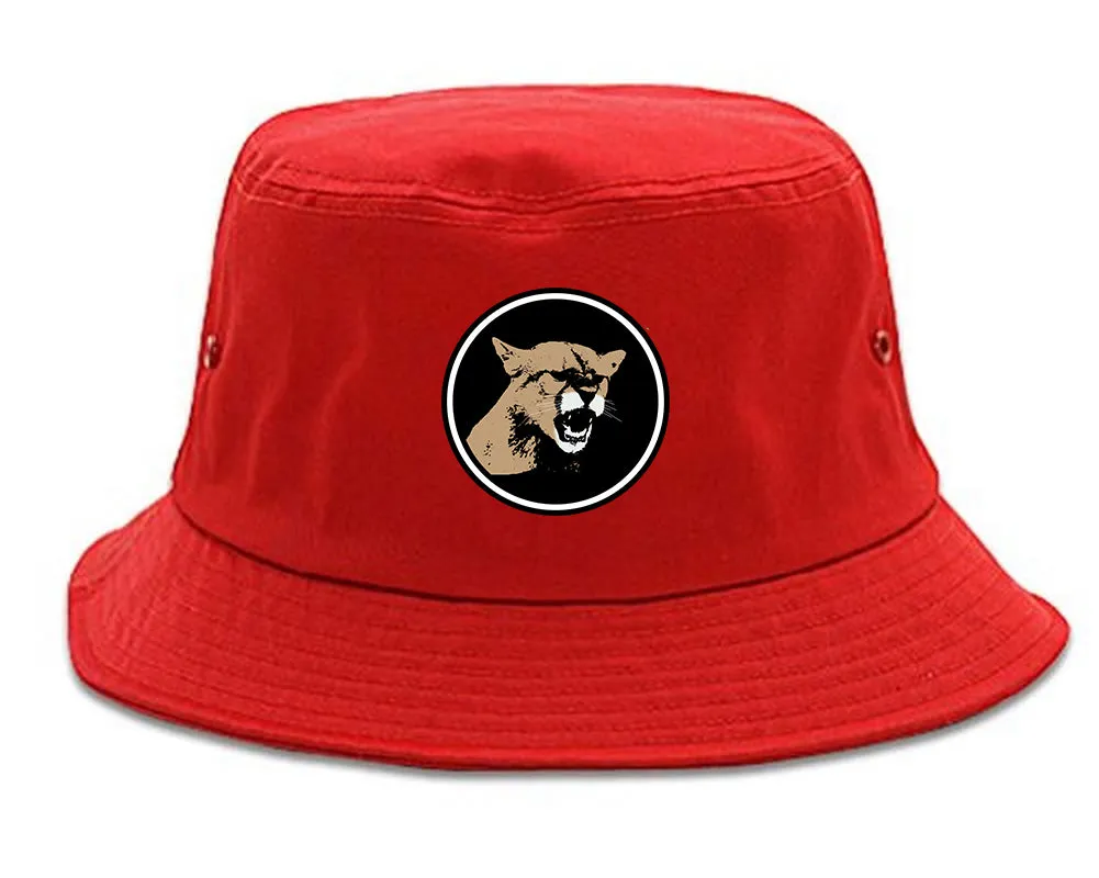 Angry Cougar Chest Mens Bucket Hat