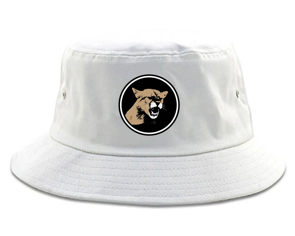 Angry Cougar Chest Mens Bucket Hat