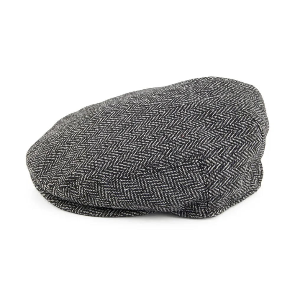 Baby Herringbone Flat Cap Grey Wholesale Pack