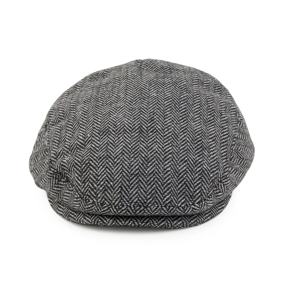 Baby Herringbone Flat Cap Grey Wholesale Pack