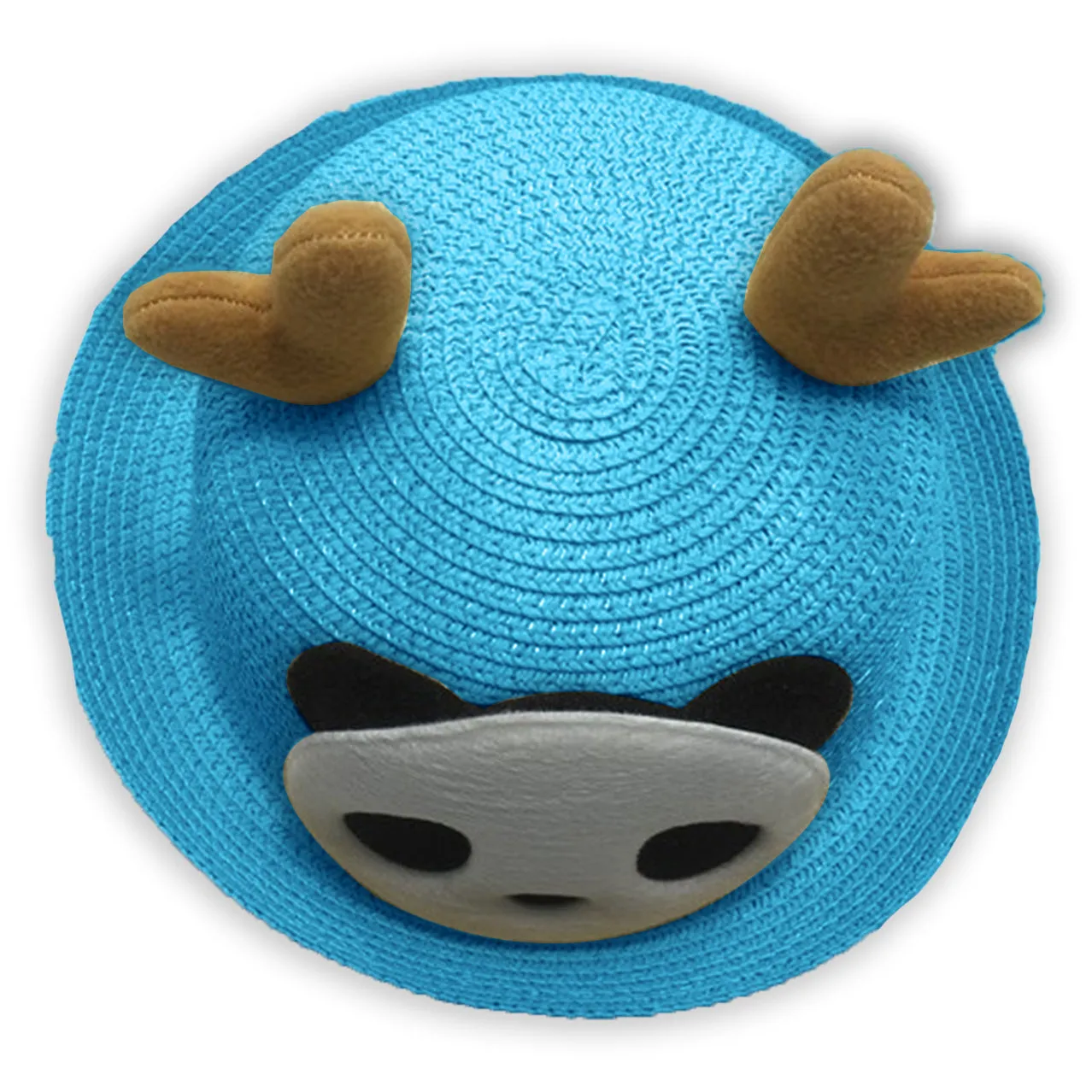 Babymoon Panda Baby Summer Spring Kids Cap with String | 2-8 Years | Blue