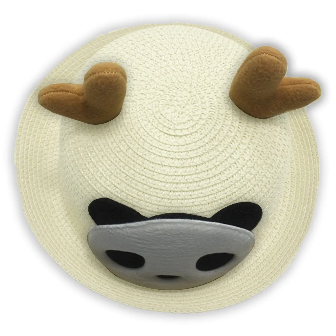 Babymoon Panda Baby Summer Spring Kids Cap with String | 2-8 Years | White