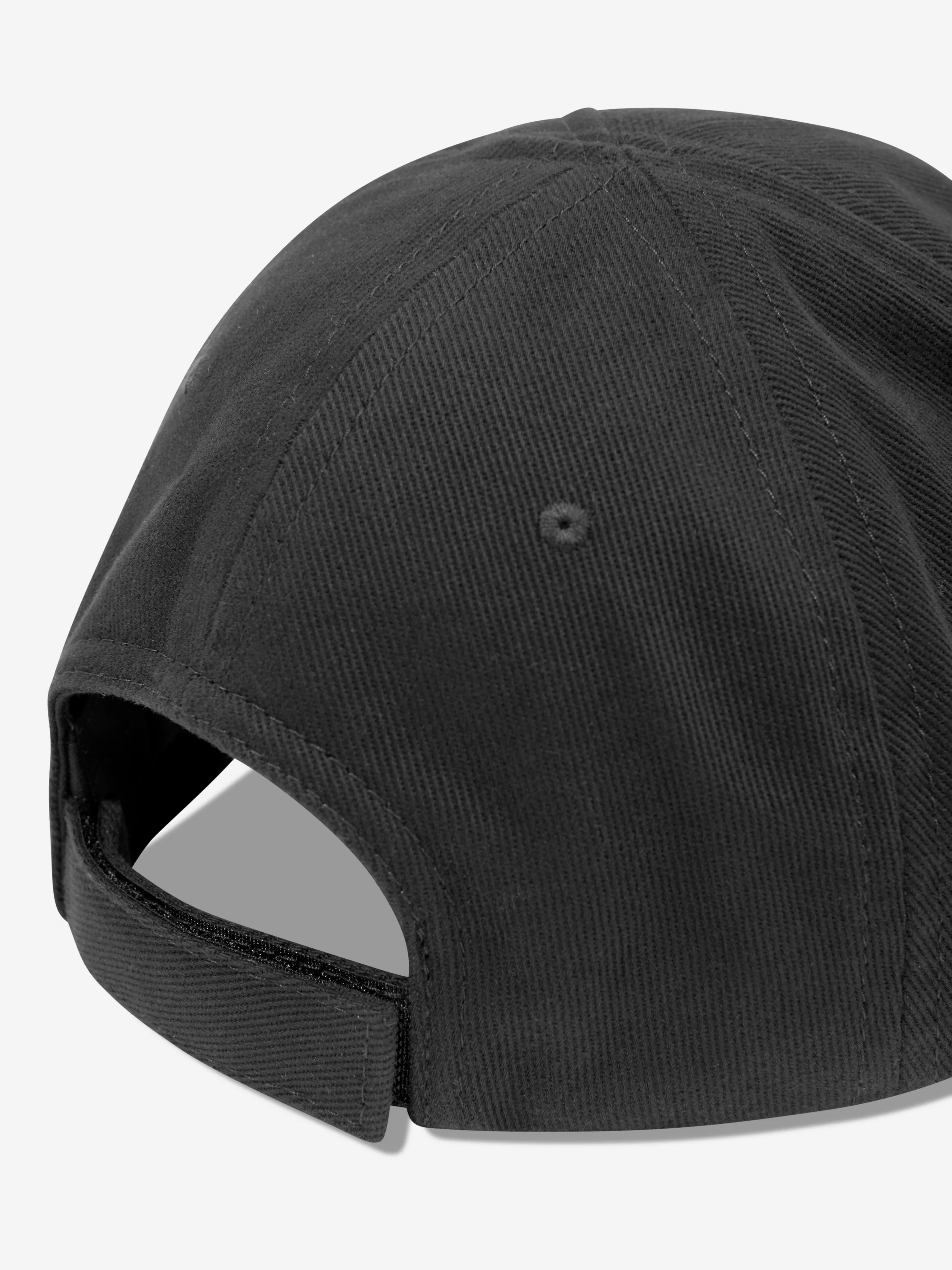 Balenciaga Kids Logo Cap in Black