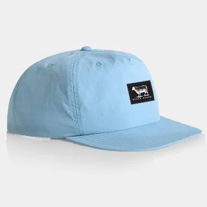 Black Sheep Nylon "Surf Cap" Snapback Hat Carolina Blue