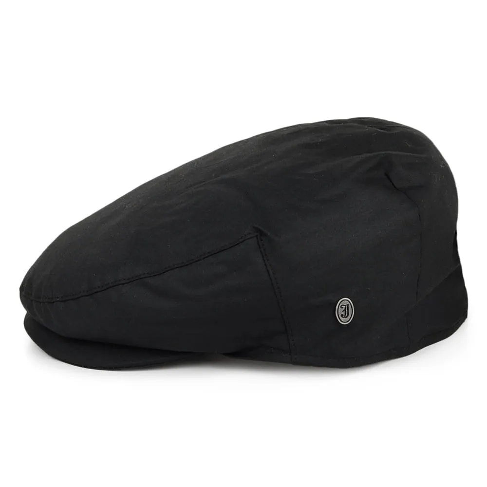 British Millerain Flat Cap Black Wholesale Pack