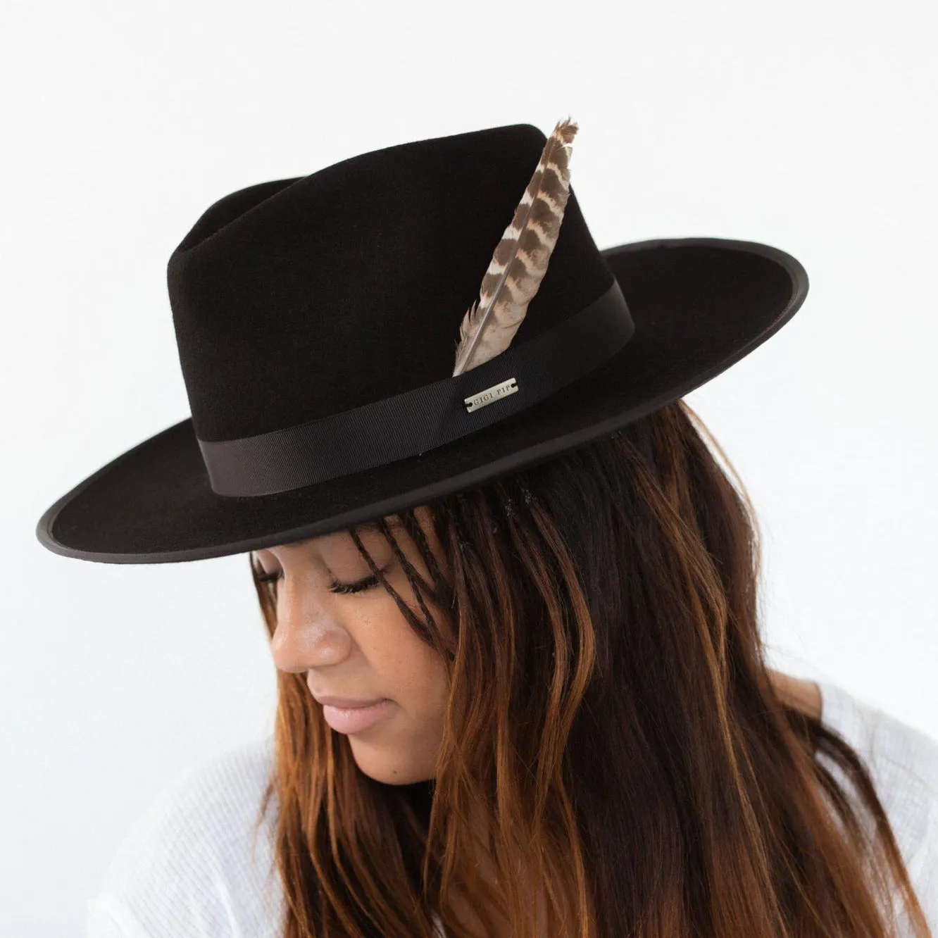 Brown   Cream Feather