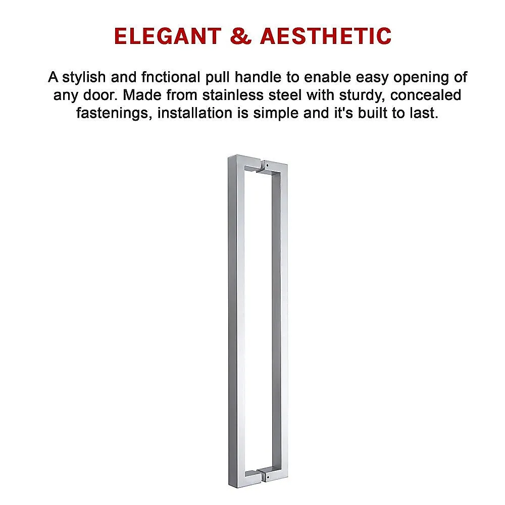 Brushed Satin 1500mm Stainless Steel Door Handle, 304 Grade