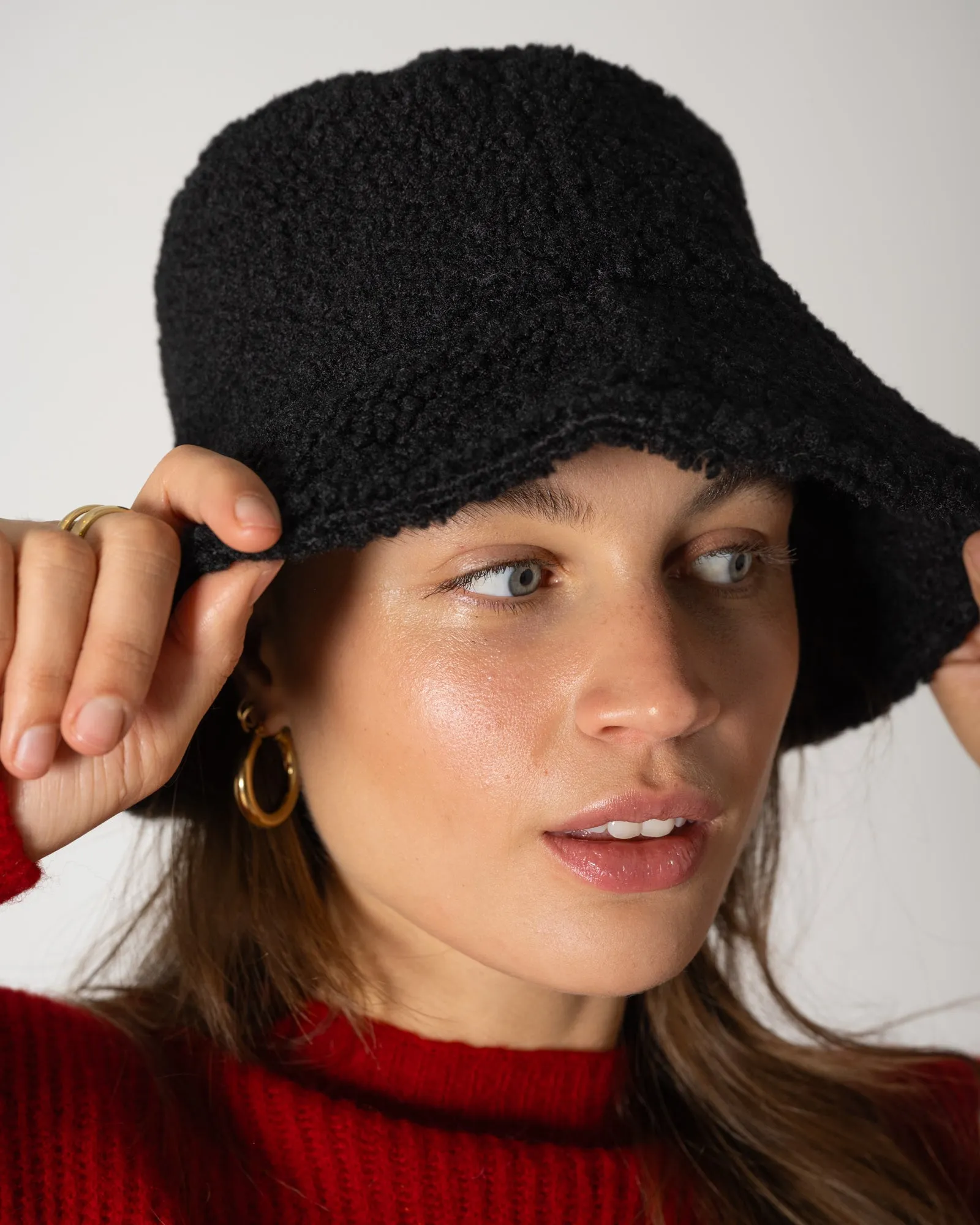 Bucket Teddy Black