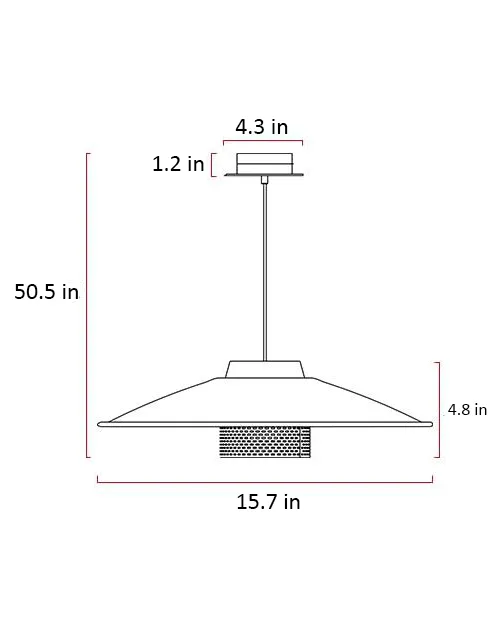 Chapeau Pendant Light