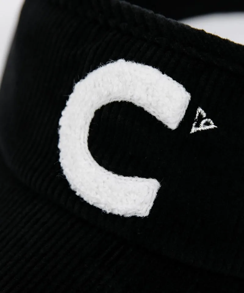 CREVE NINE: Corduroy Visor - Black