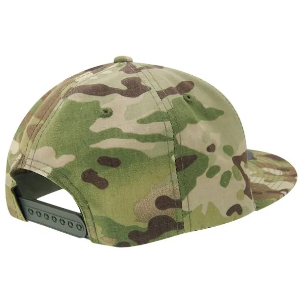 Decky 6302 - MultiCam Snapback Hat, Camo Flat Bill Cap