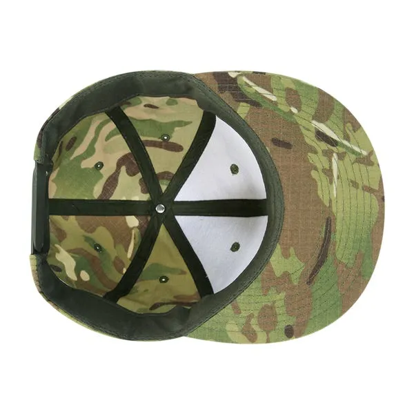 Decky 6302 - MultiCam Snapback Hat, Camo Flat Bill Cap