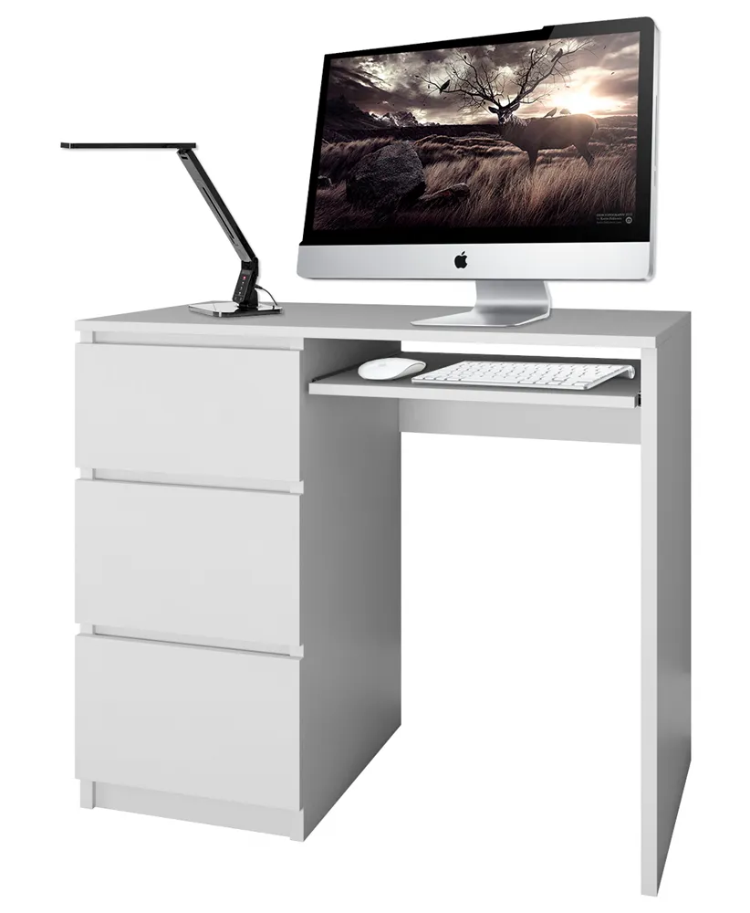 DESK LIME LEFT - WHITE MATT