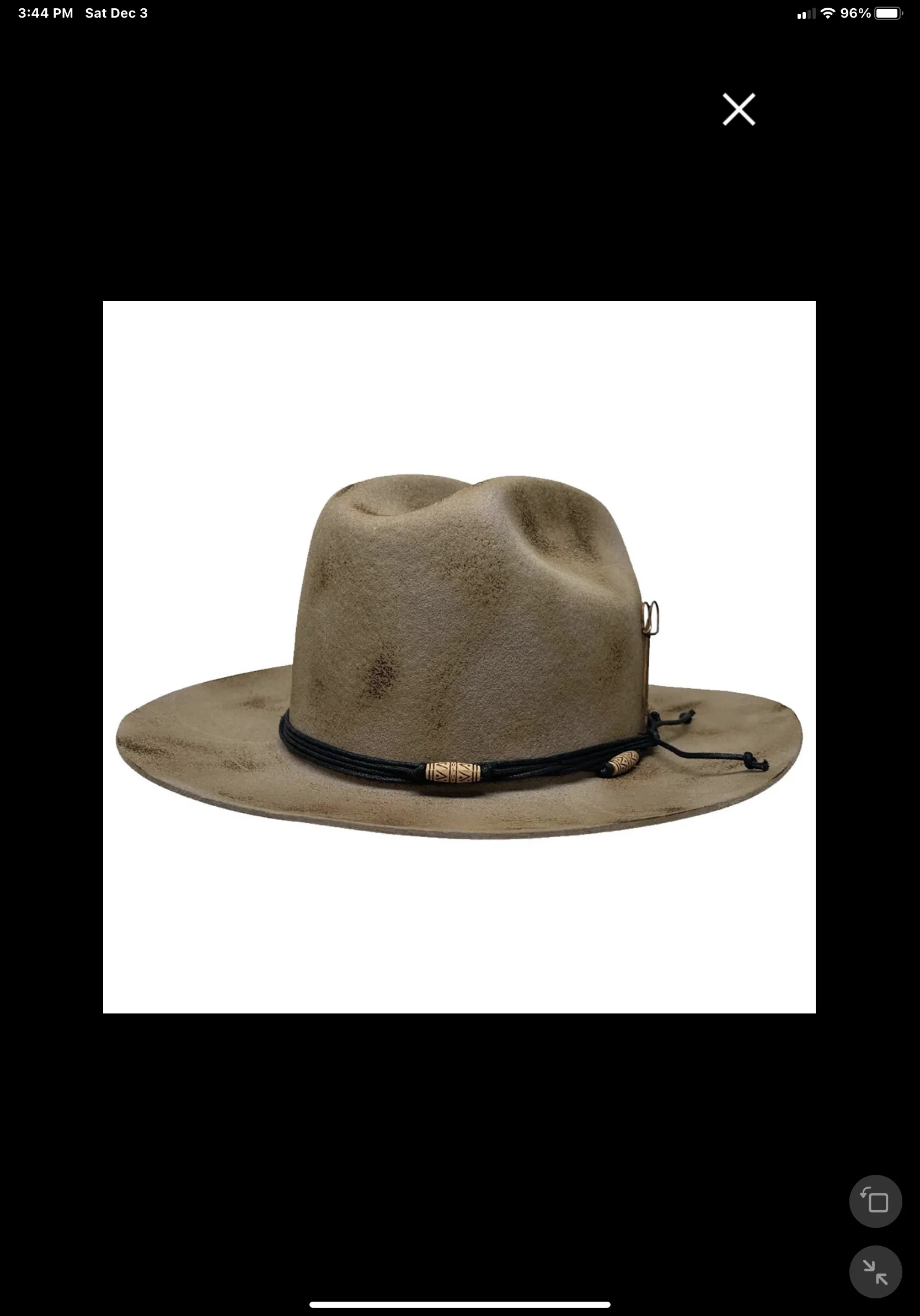 Distressed Huck Dirty Sand Custom Hat