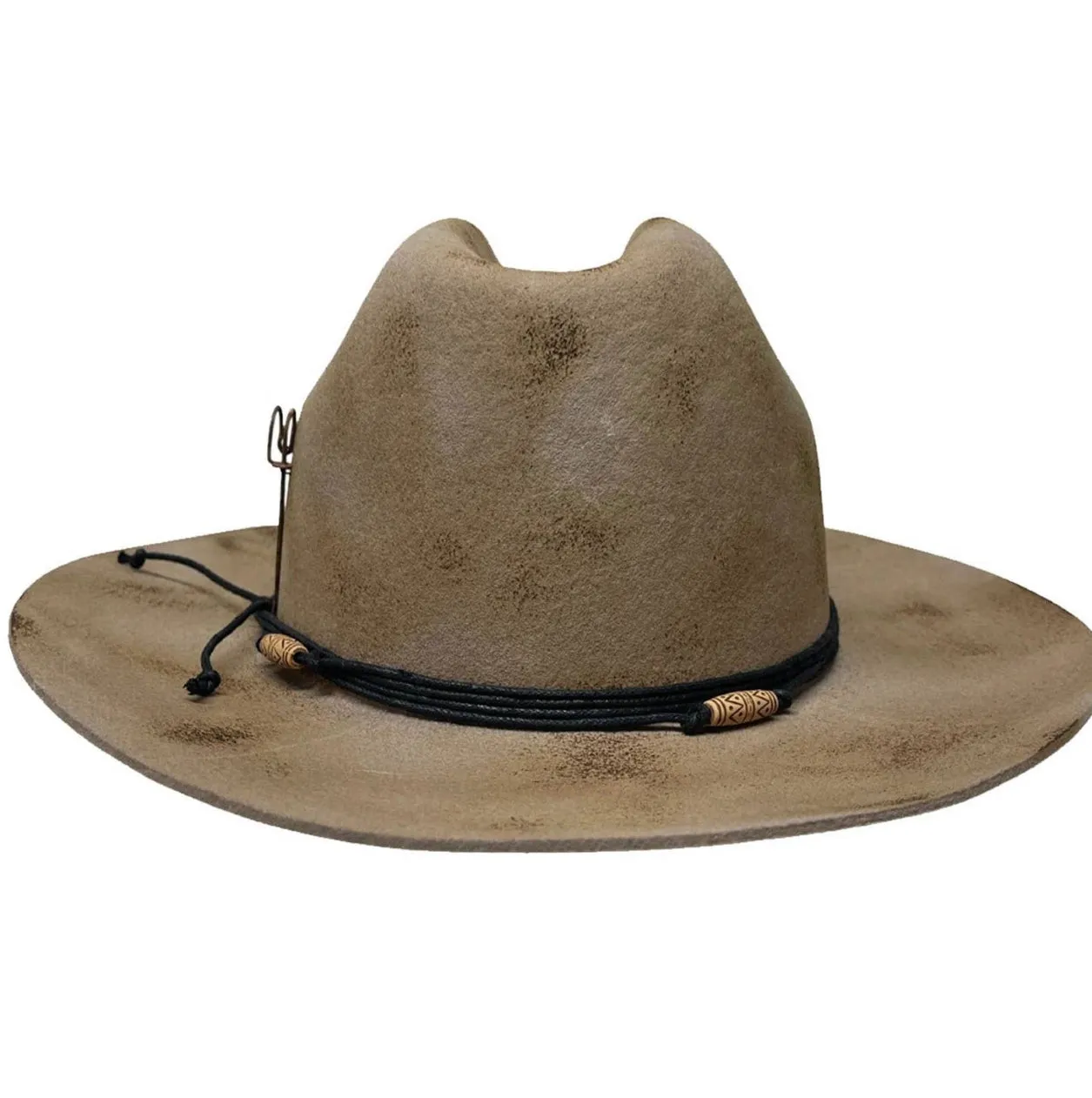 Distressed Huck Dirty Sand Custom Hat