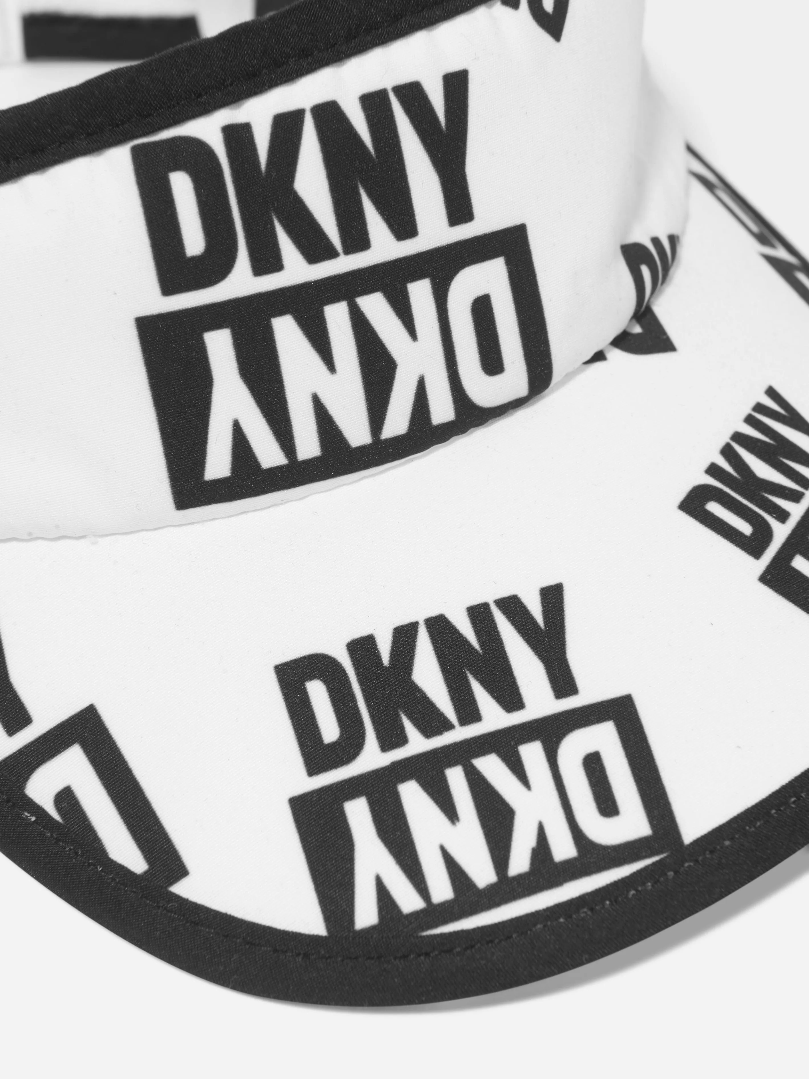 DKNY Girls Branded Visor in White
