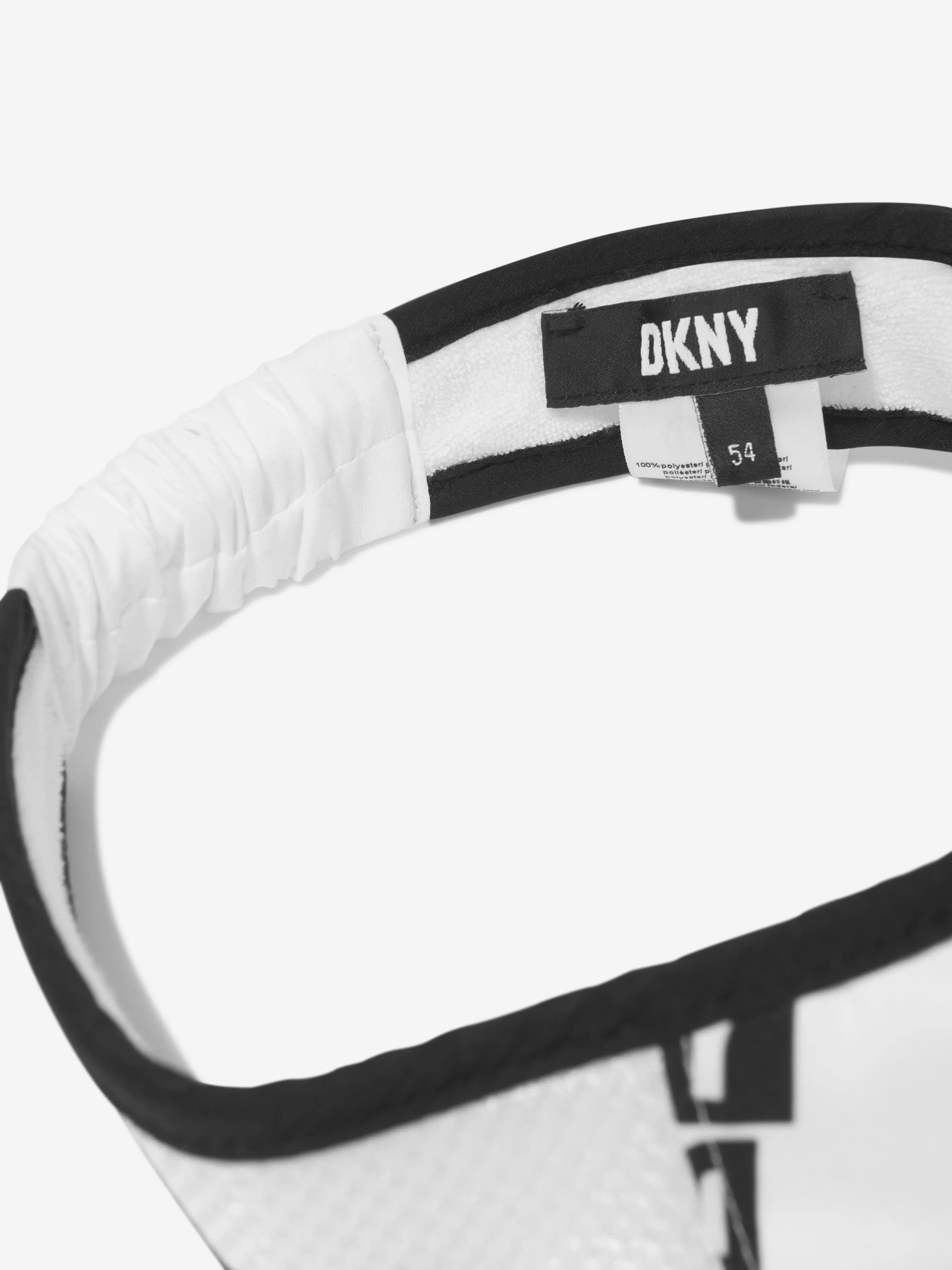 DKNY Girls Branded Visor in White