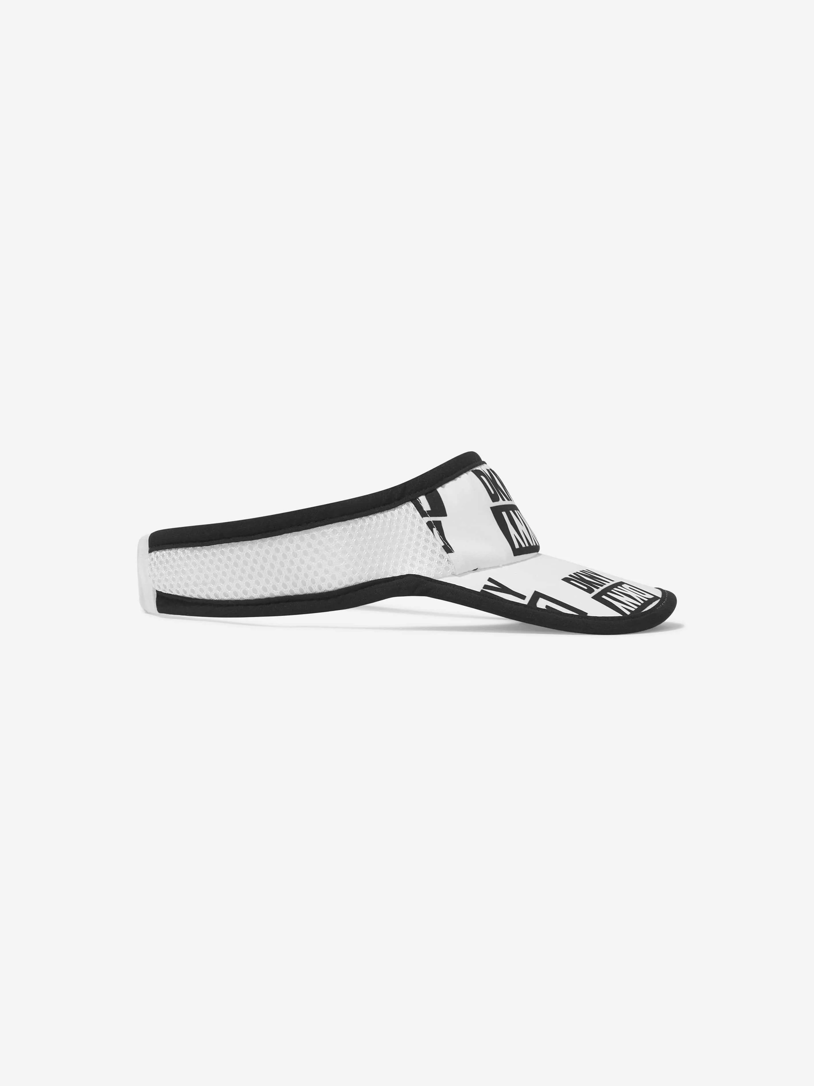DKNY Girls Branded Visor in White