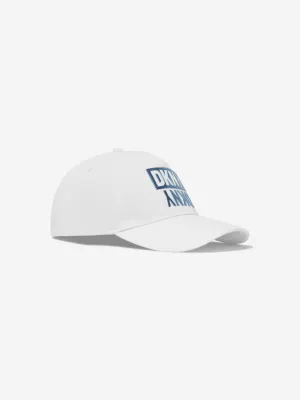 DKNY Girls Logo Cap in White