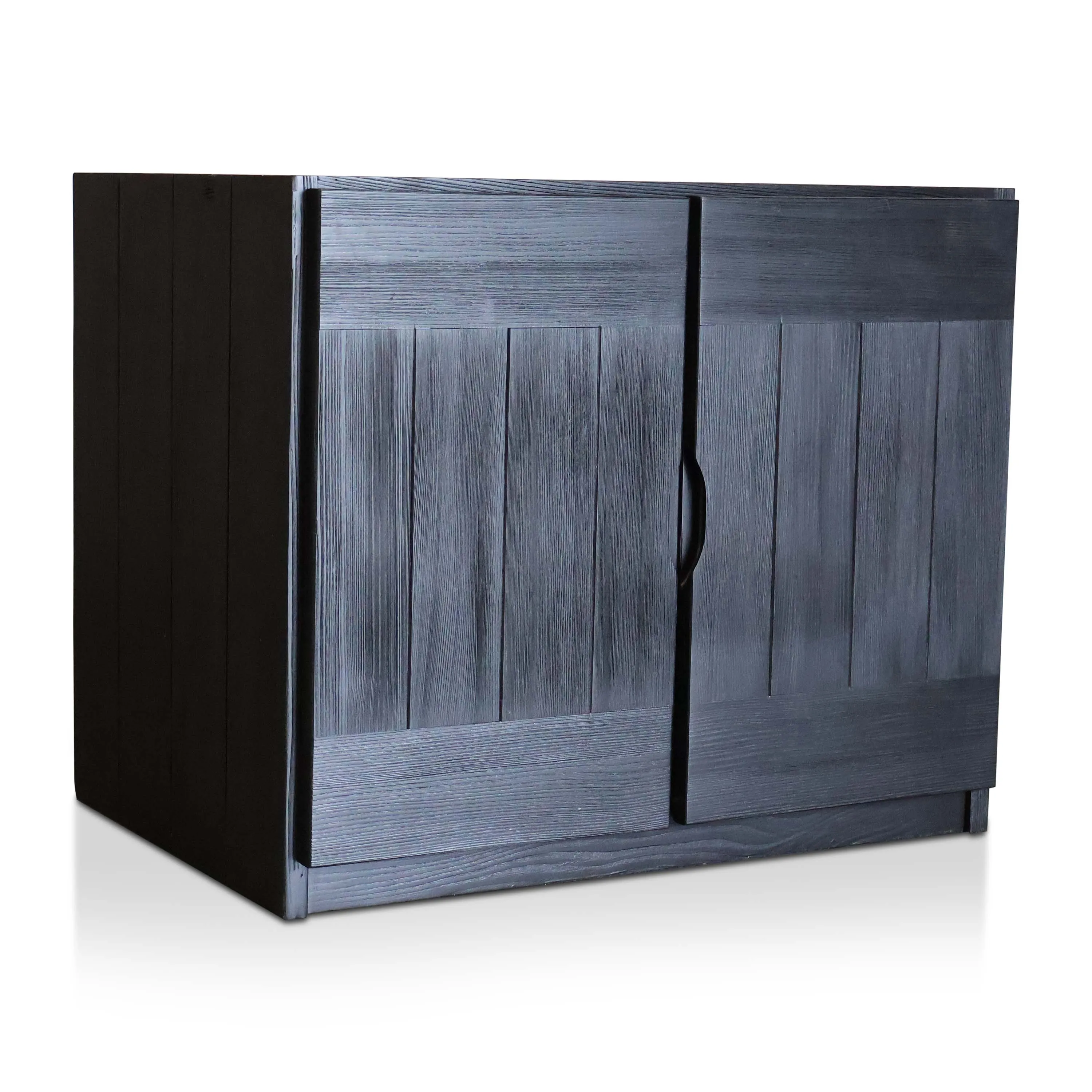 Ebonized Pine Cabinet by Maison Regain