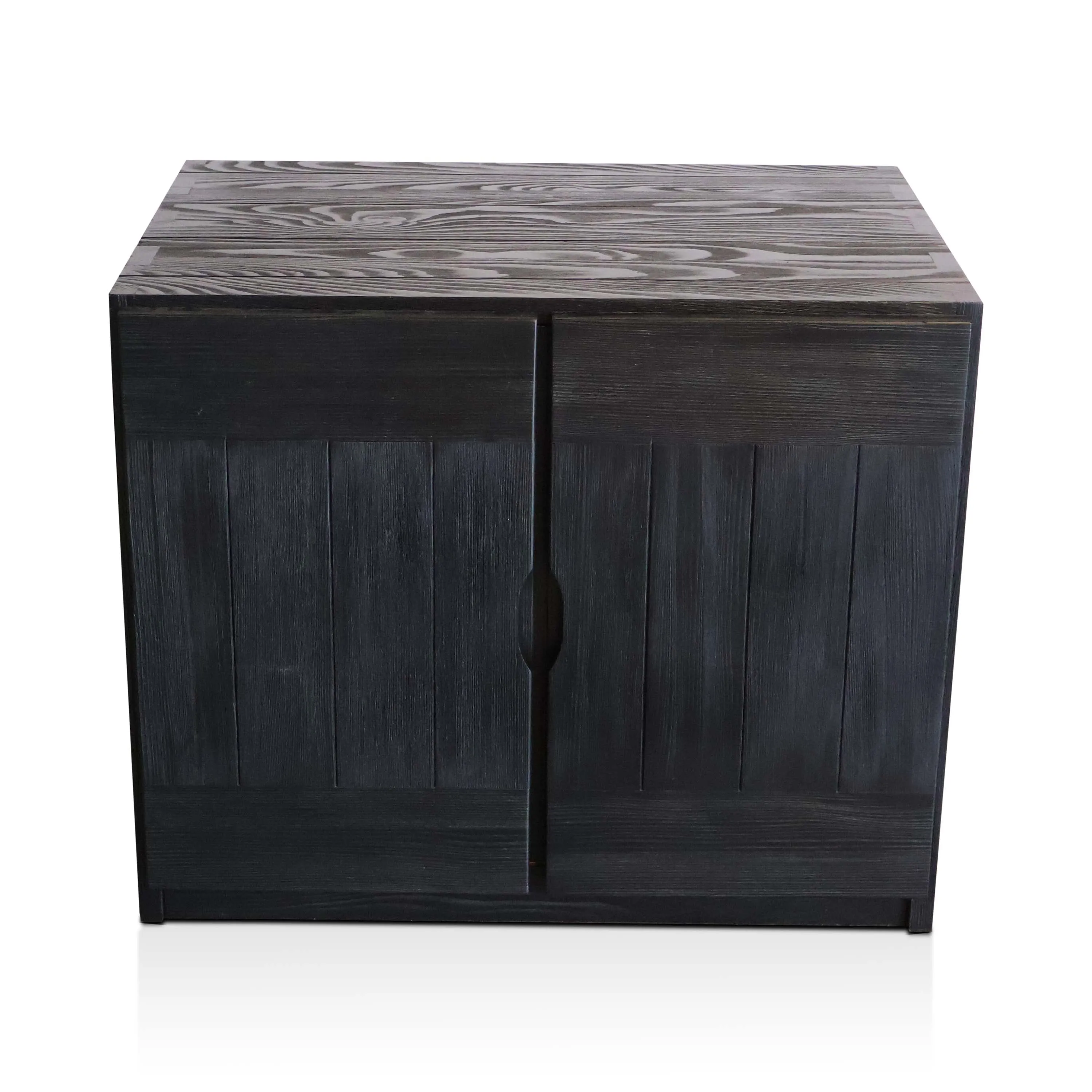 Ebonized Pine Cabinet by Maison Regain