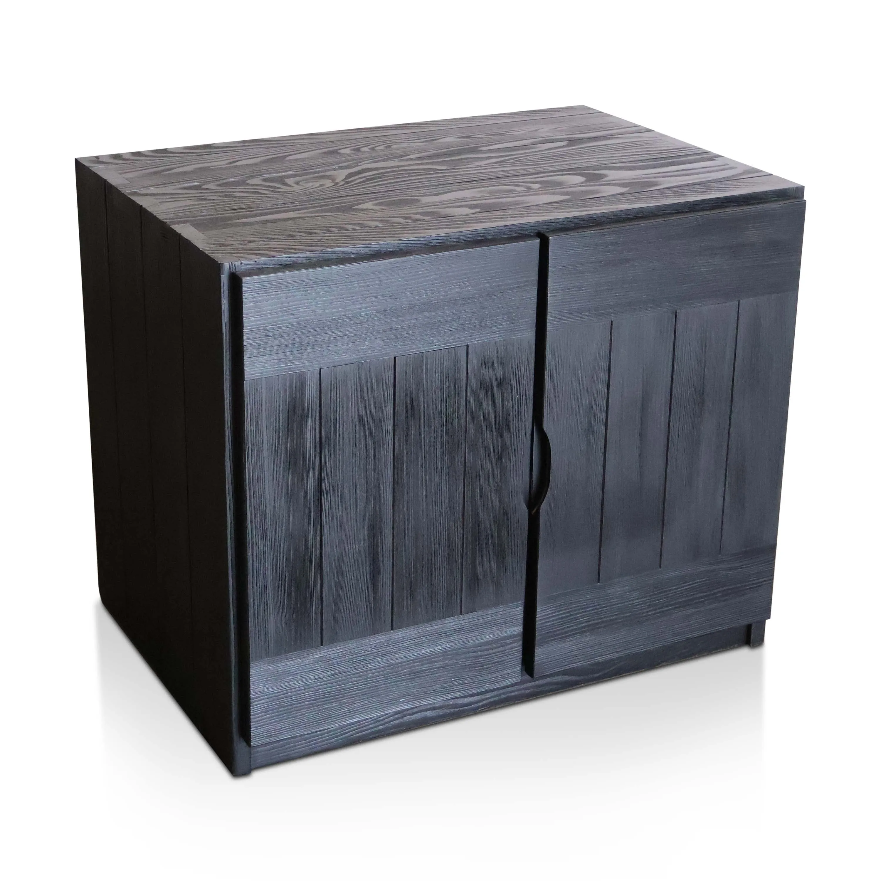 Ebonized Pine Cabinet by Maison Regain