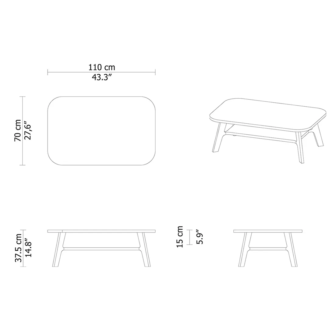 emi coffee table | Montis