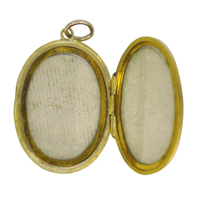 Engraved Gold Locket