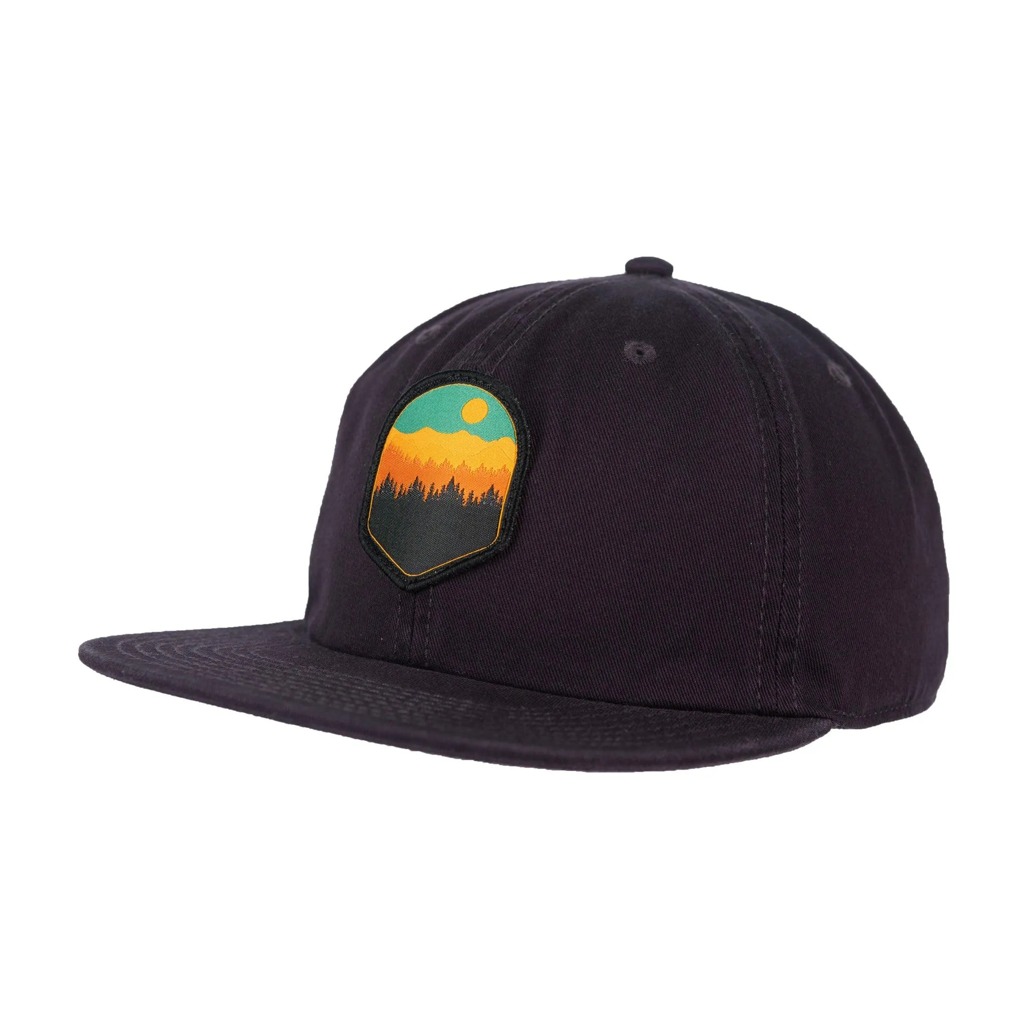 FB Mountain Scene Class Strap Hat Plum