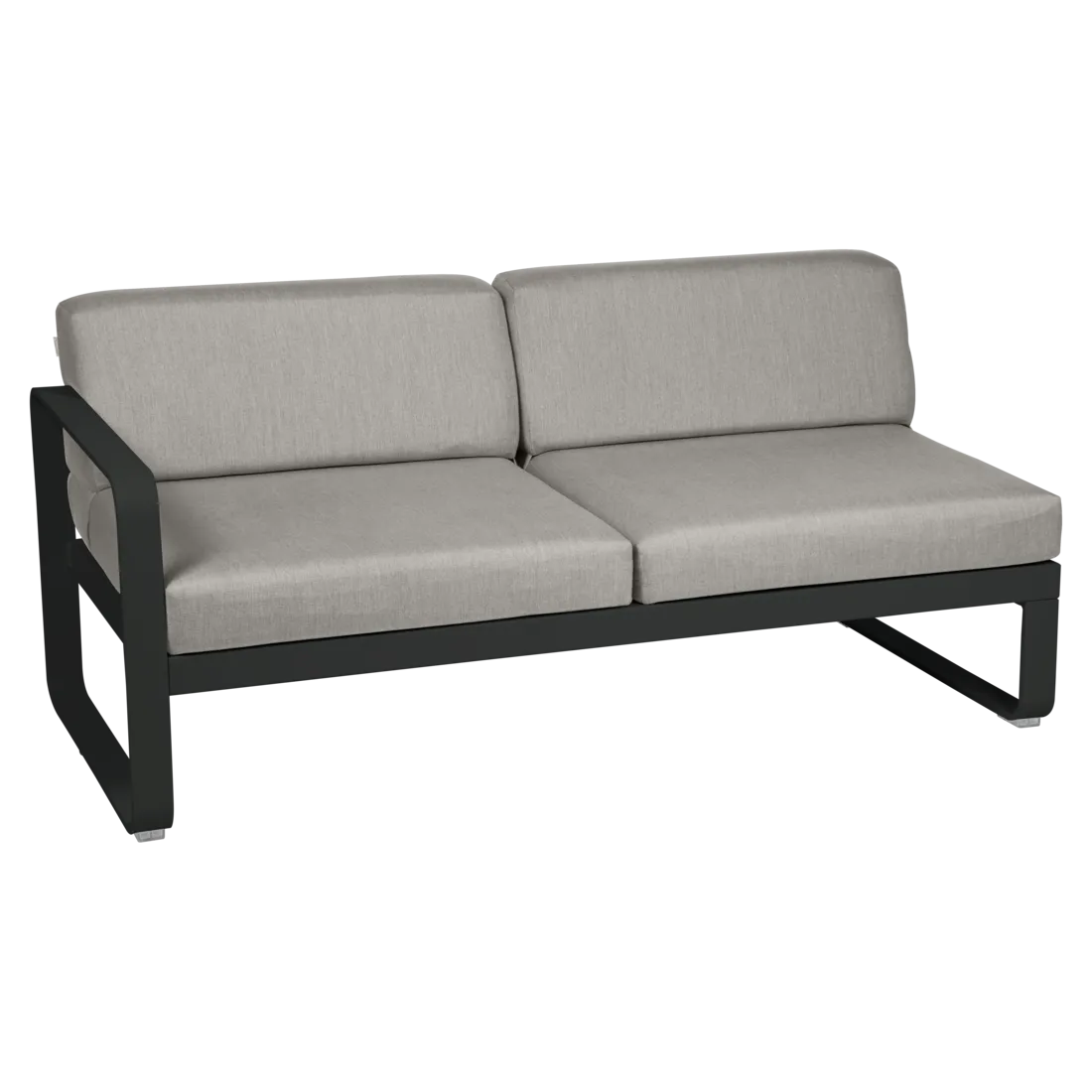 Fermob- Bellevie 2 Seater Left Module - Grey Taupe Cushions
