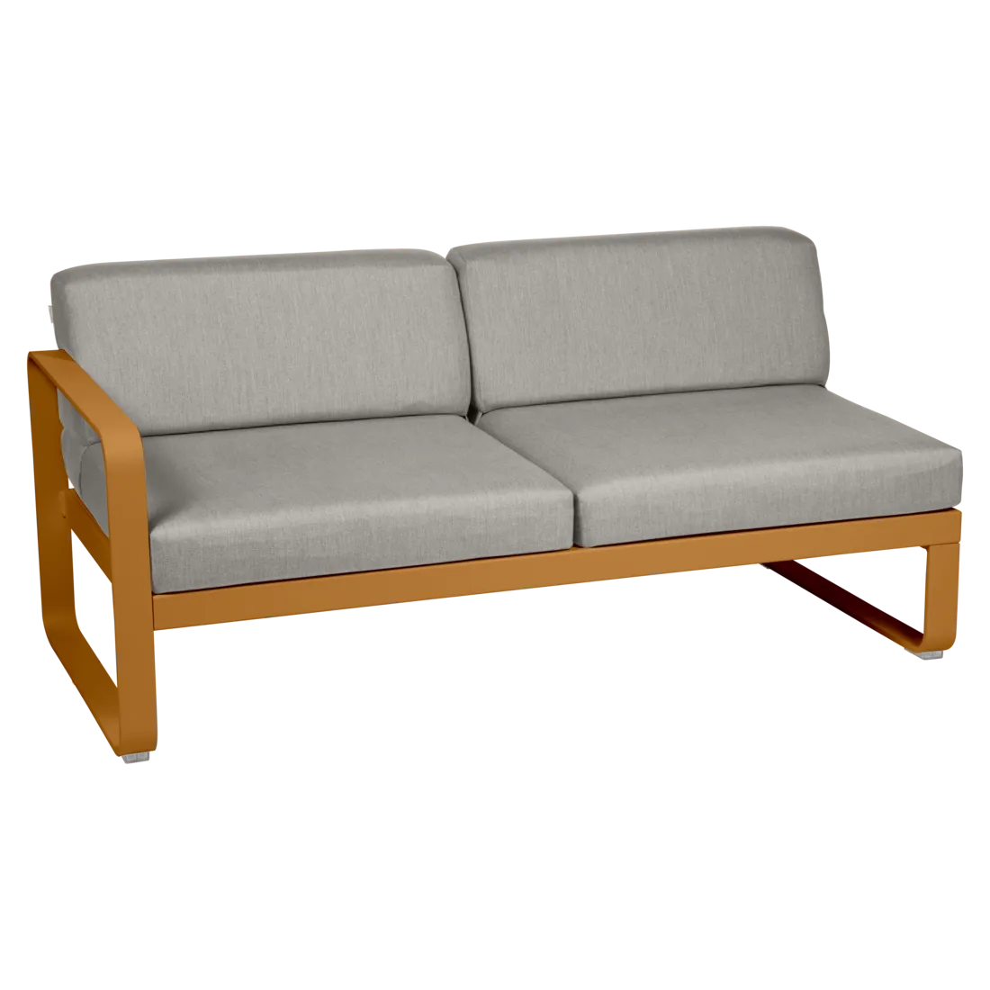Fermob- Bellevie 2 Seater Left Module - Grey Taupe Cushions