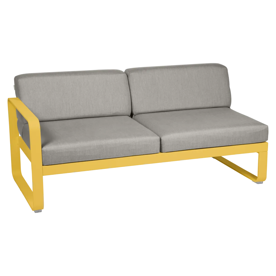 Fermob- Bellevie 2 Seater Left Module - Grey Taupe Cushions