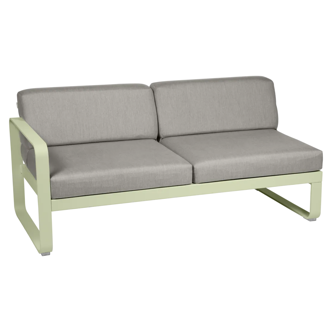 Fermob- Bellevie 2 Seater Left Module - Grey Taupe Cushions
