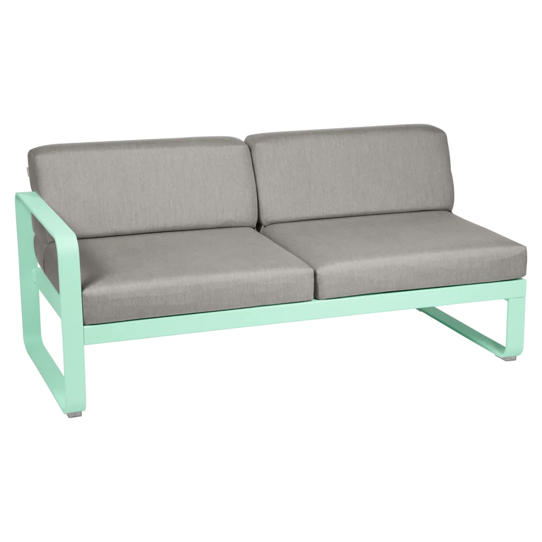 Fermob- Bellevie 2 Seater Left Module - Grey Taupe Cushions
