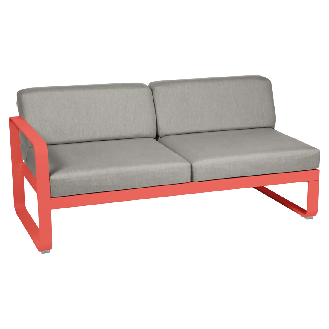 Fermob- Bellevie 2 Seater Left Module - Grey Taupe Cushions