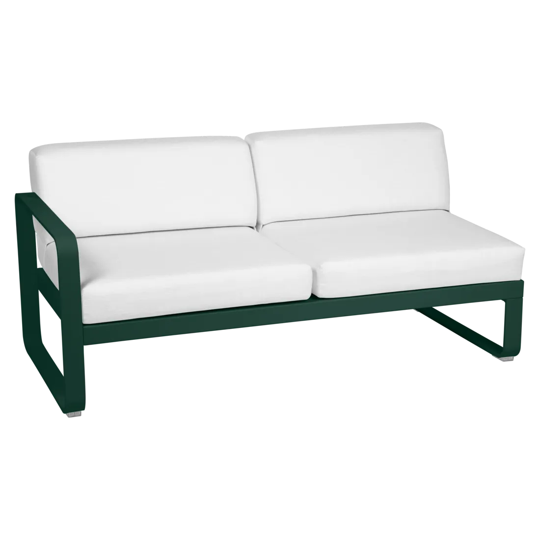 Fermob- Bellevie 2 Seater Left Module - Off White Cushions